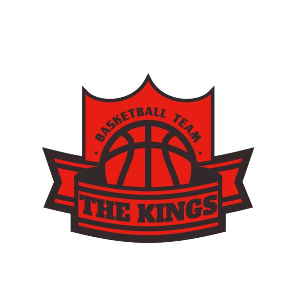 The Kings Basketball team Logo Template Miniatura