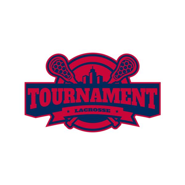 Tournament Lacrosse Logo Template Miniatura