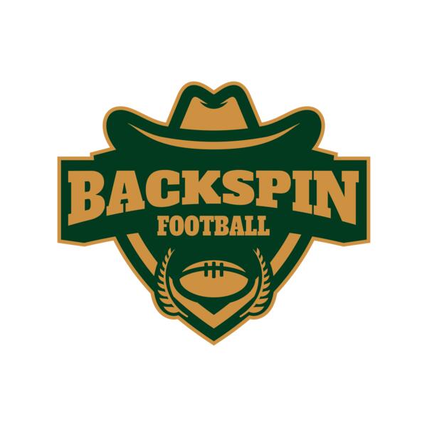 Backspin Football logo template Miniatura