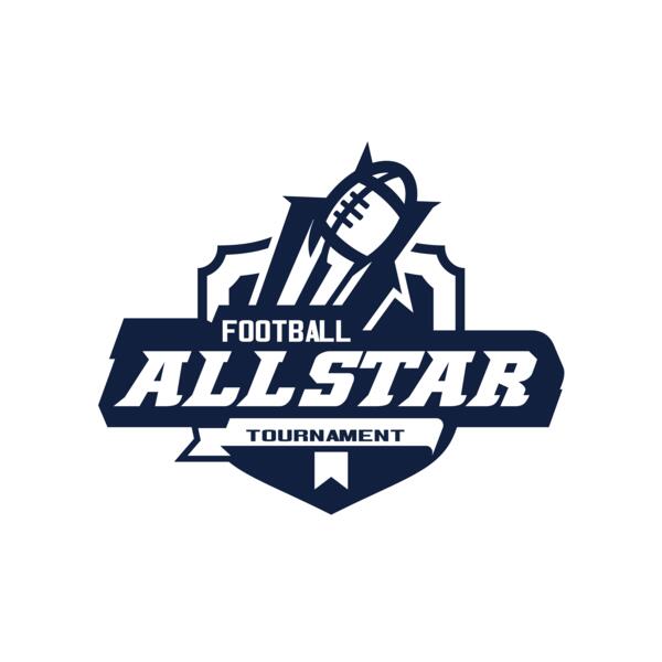 Allstar Tournament Football logo template Miniatura