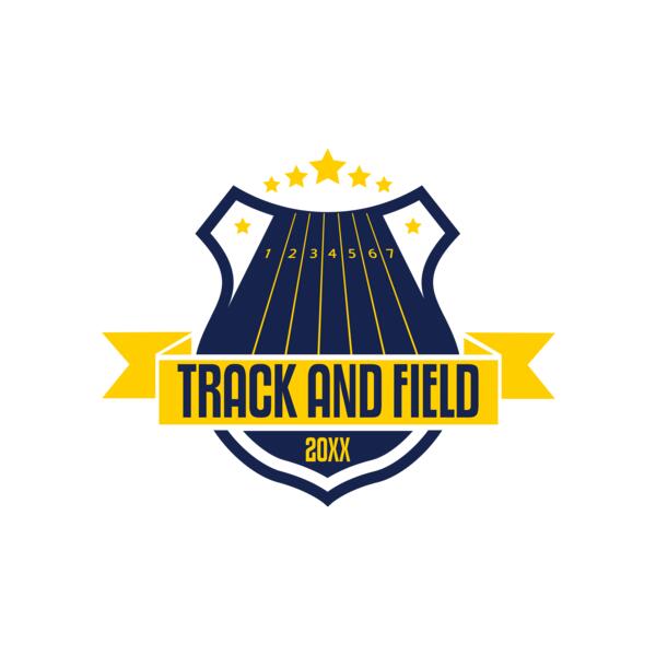 Track & Field Team Logo 06 Miniatura
