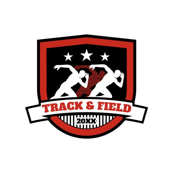 Track & Field Team Logo 08 Miniatura