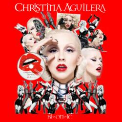 Christina Aguilera Bionic Red Playera Regular Diseño