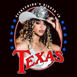 Everything's Bigger In Texas Zip Up Hoodie Diseño