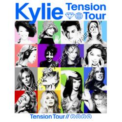 Kylie Tension Tour Eras Playera Regular Diseño