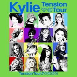 Kylie Tension Tour Eras Playera Regular Diseño