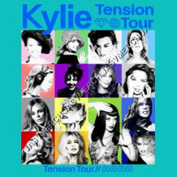 Kylie Tension Tour Eras Playera Regular Diseño