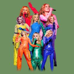 Kylie Tension Tour Rainbow Oversized Peso Completo BOXY FIT Diseño