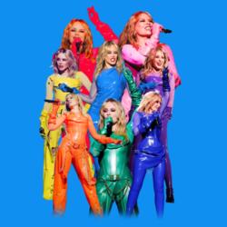 Kylie Tension Tour Rainbow Playera Regular Diseño