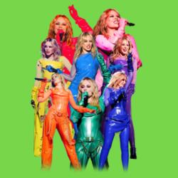 Kylie Tension Tour Rainbow Playera Regular Diseño
