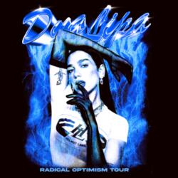 Dua Lipa Radical Optimism Tour Zip Up Hoodie Diseño