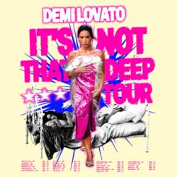 Demi Lovato It's not that deep Oversized Peso Completo SQUARE FIT Diseño