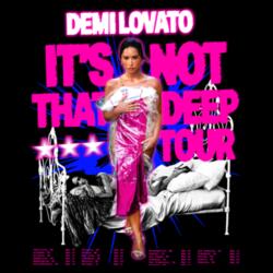 Demi Lovato It's not that deep Playera Regular Diseño