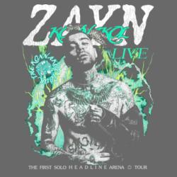 Zayn Konakkol Tour Gris Vintage Diseño