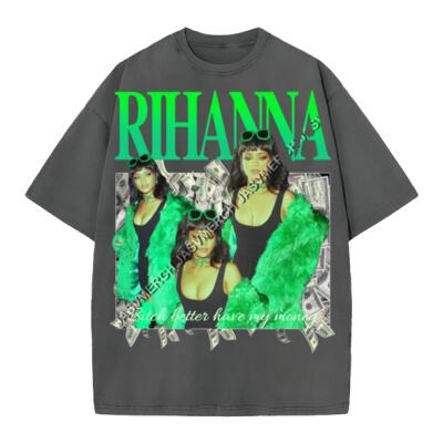 Rihanna Bitch Better Have My Money Oversized Peso Completo Miniatura