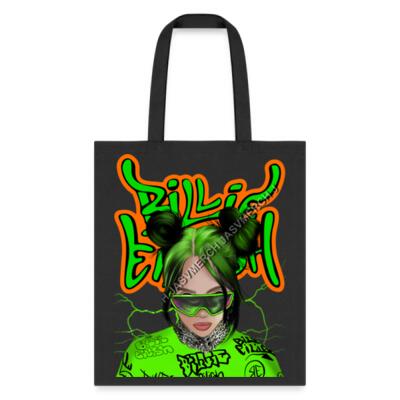 Billie Eilish Green Tote Bag  Miniatura