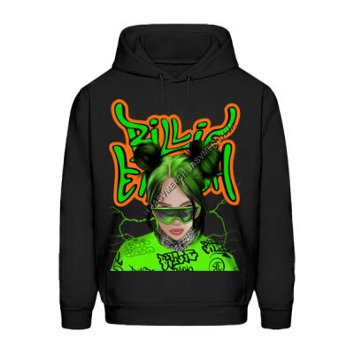 Billie Eilish Green Hoodie Miniatura