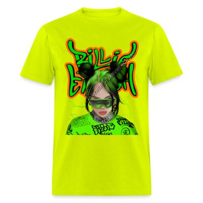 Billie Eilish Green Playera Regular Miniatura