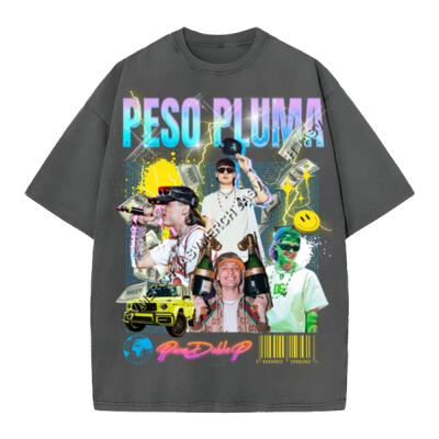 Peso Pluma Doble P Oversized Peso Completo Miniatura