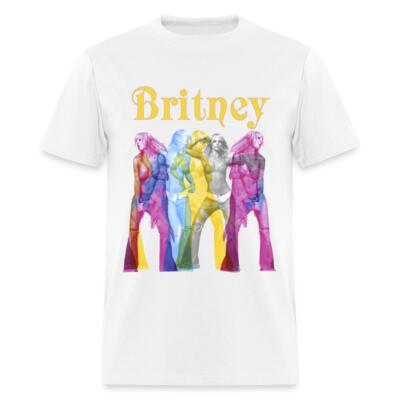 Britney Colores Playera Regular Miniatura