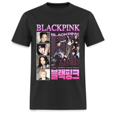 Blackpink In Your Area Rosa Playera Regular Miniatura