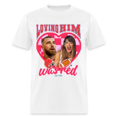 Taylor Loving Him Was Red Playera Regular Miniatura