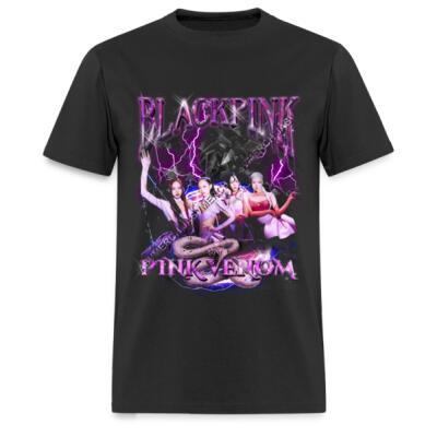 Blackpink Pink Venom Playera Regular Miniatura