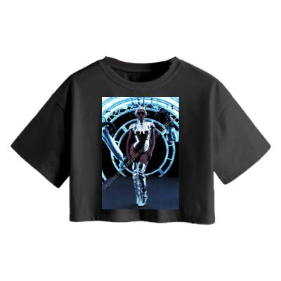 Beyonce Robot Film Crop Top Miniatura