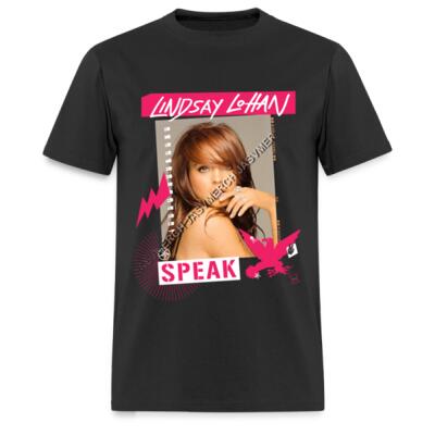 Lindsay Lohan Speak Playera Regular Miniatura