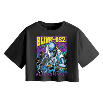 Blink 182 Alien Crop Top Miniatura