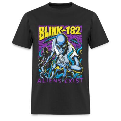 Blink 182 Alien Playera Regular Miniatura