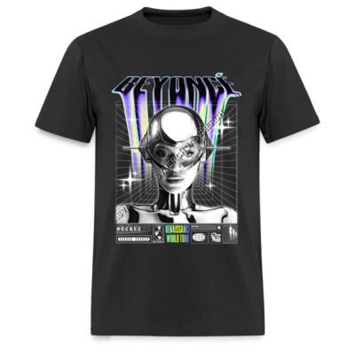 Beyonce Robot Playera Regular Miniatura