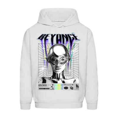Beyonce Robot Off White Hoodie Miniatura