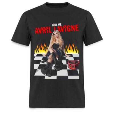 Avril Bite Me Playera Regular Miniatura