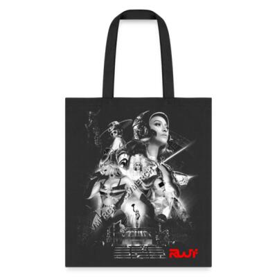 RENAISSANCE BLACK AND WHITE Tote Bag Miniatura