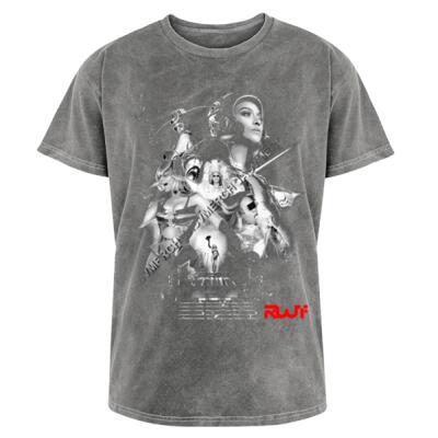 RENAISSANCE BLACK AND WHITE Acid Wash Miniatura