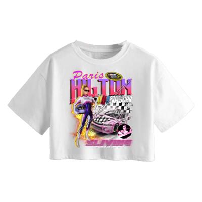 Paris Hilton Racing Crop Top Miniatura