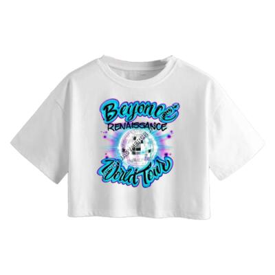 Beyonce Aerografo Crop Top Miniatura