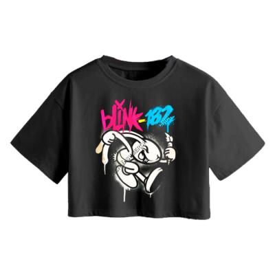 Blink 182 Bunny Crop Top Miniatura
