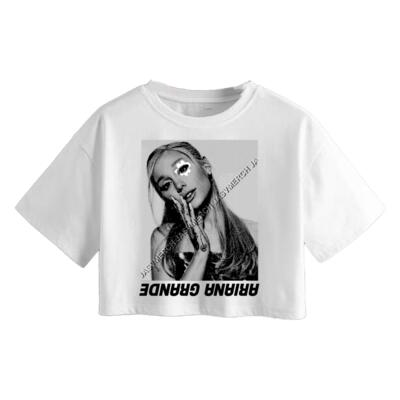 Ariana Grande Eternal Sunshine Cover Crop Top Miniatura