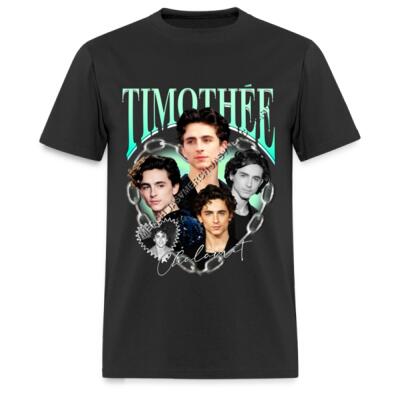 Timothee Chalamet Playera Regular Miniatura