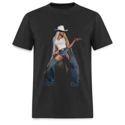 Beyonce Pew Pew Playera Regular Miniatura