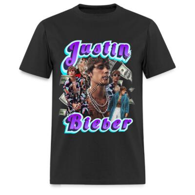 Justin Bieber Playera Regular Miniatura
