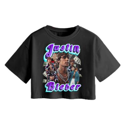 Justin Bieber Crop Top Miniatura