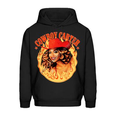 Cowboy Carter Flames Sudadera Miniatura
