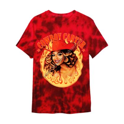 Cowboy Carter Flames Tie Dye Miniatura
