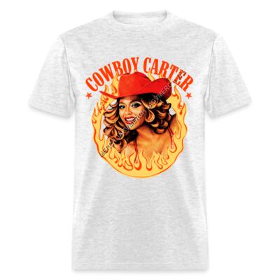 Cowboy Carter Flames Playera Regular Miniatura
