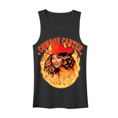 Cowboy Carter Flames Tank Top Miniatura