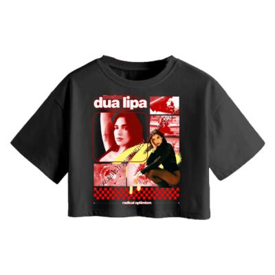 Dua Lipa illusion Crop Top Miniatura