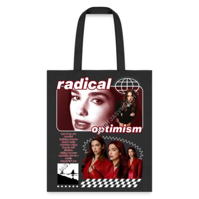 Dua Lipa Radical Optimism Times Tote Bag Miniatura